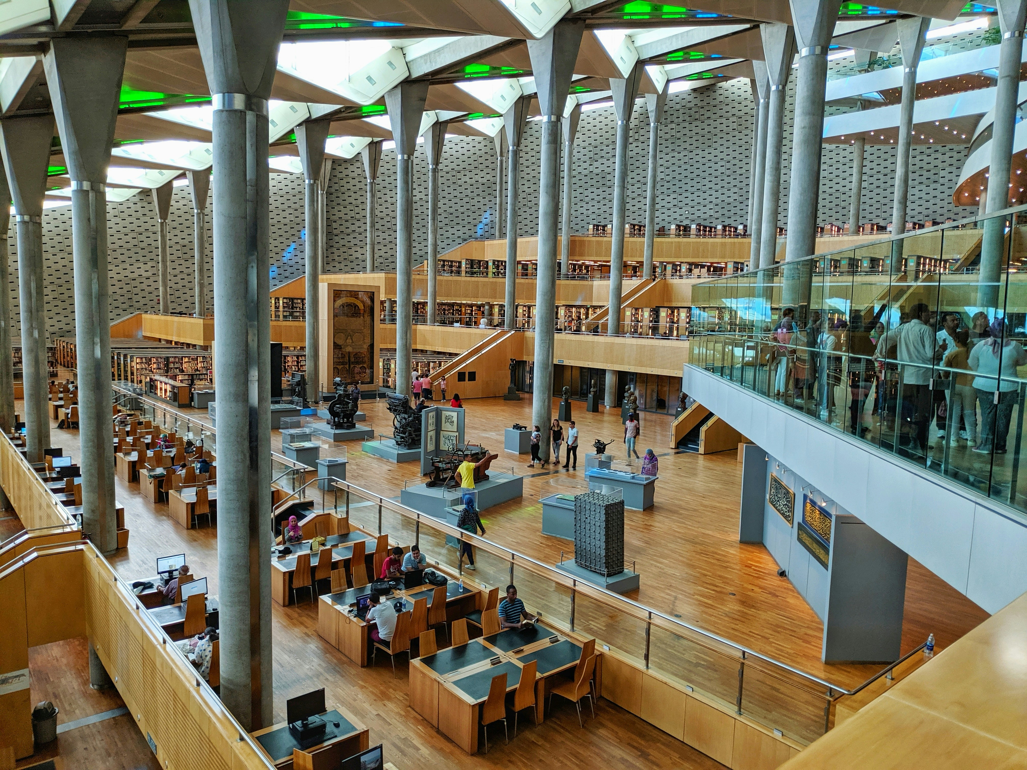 Modern civic office environment representing public-sector services